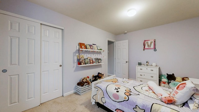 1504 Rockwood Ln, Lebanon, TN 37087 - bedroom with light carpet, baseboards, and a closet