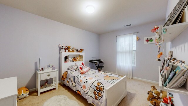 1504 Rockwood Ln, Lebanon, TN 37087 - bedroom featuring visible vents, baseboards, and light colored carpet