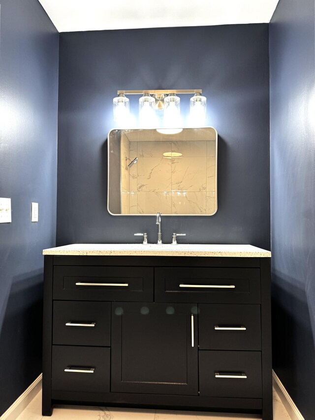 1239 N Graycroft Ave, Madison, TN 37115 - bathroom with vanity and baseboards