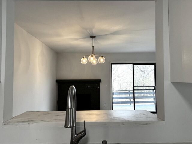 1239 N Graycroft Ave, Madison, TN 37115 - kitchen featuring pendant lighting