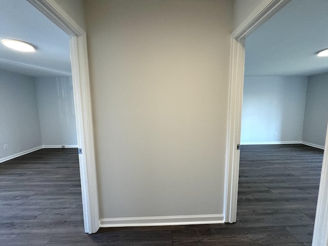 1239 N Graycroft Ave, Madison, TN 37115 - corridor with dark wood-style floors and baseboards