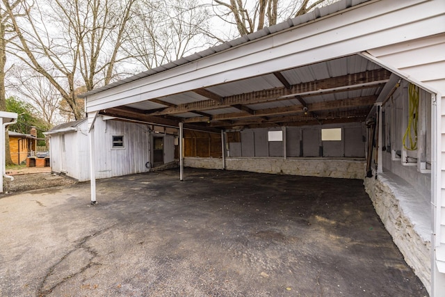 view of car parking