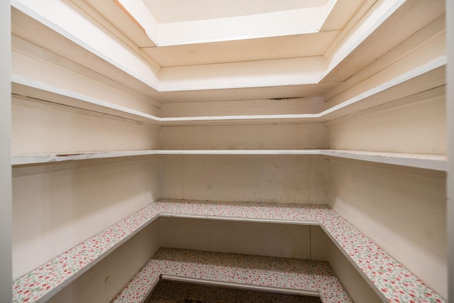 view of pantry