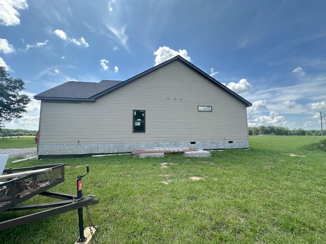 238 Thacker Rd, Grimsley, TN 38565 - view of property exterior with a lawn and crawl space