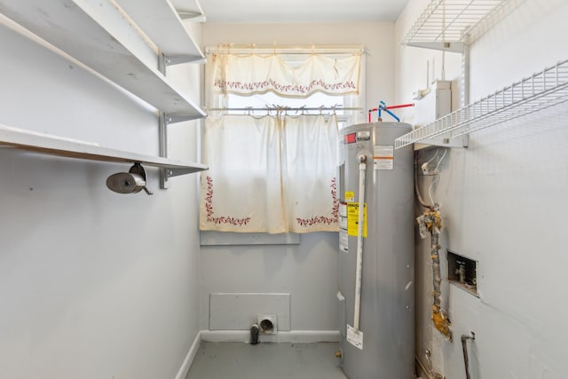 utilities featuring water heater