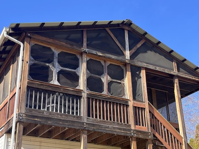 view of home's exterior