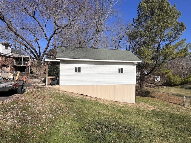 view of side of home