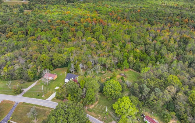 1289 Southside Rd, Southside, TN 37171 - drone / aerial view featuring a forest view