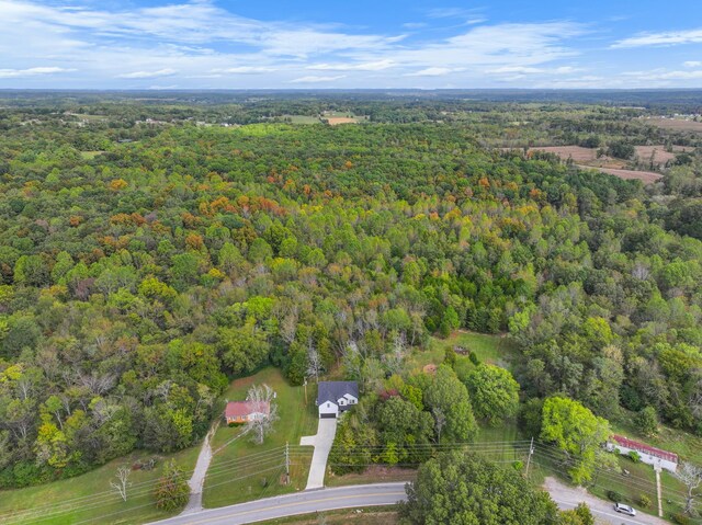 1289 Southside Rd, Southside, TN 37171 - birds eye view of property featuring a view of trees