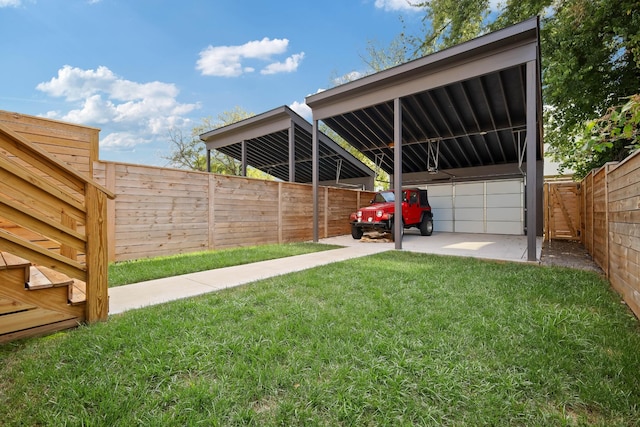 1815 14th Ave N Unit B, Nashville, TN 37208 - view of yard featuring a fenced backyard