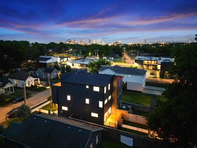 1815 14th Ave N Unit B, Nashville, TN 37208 - view of aerial view at dusk