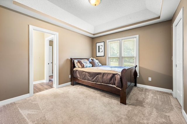1712 Lake Grassland W, Gallatin, TN 37066 - bedroom with baseboards, a raised ceiling, and light carpet