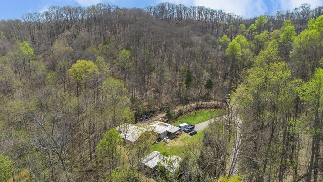 4897 Sulphur Creek Rd, Nashville, TN 37218 - bird's eye view with a forest view