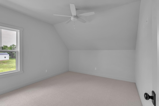 7004 Twelve Corners Rd, Lascassas, TN 37085 - additional living space featuring lofted ceiling, healthy amount of natural light, carpet flooring, a ceiling fan, and baseboards