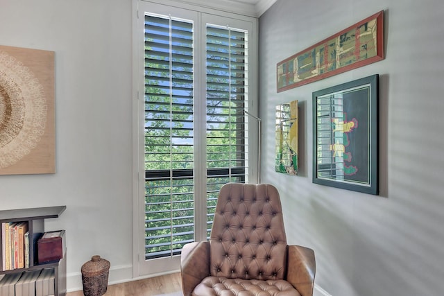 155 Harpeth Trace Smt, Nashville, TN 37221 - sitting room featuring baseboards and wood finished floors