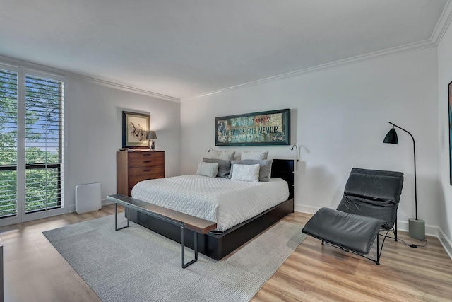 155 Harpeth Trace Smt, Nashville, TN 37221 - bedroom with ornamental molding and light wood-style flooring