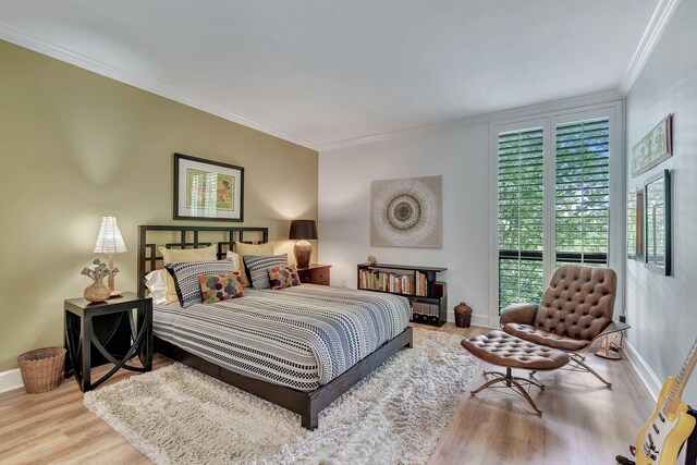 155 Harpeth Trace Smt, Nashville, TN 37221 - bedroom with ornamental molding, wood finished floors, and baseboards