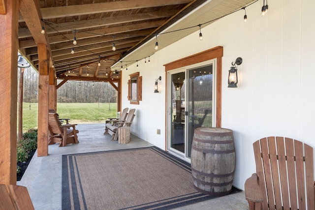 view of patio