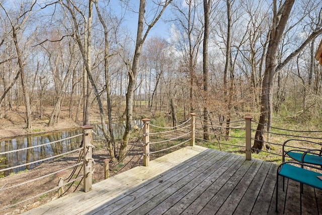 view of deck