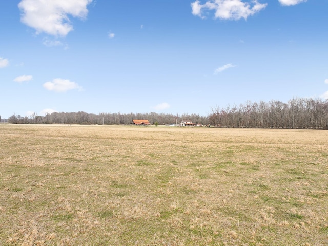 view of landscape with a rural view
