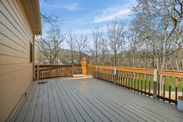 view of deck