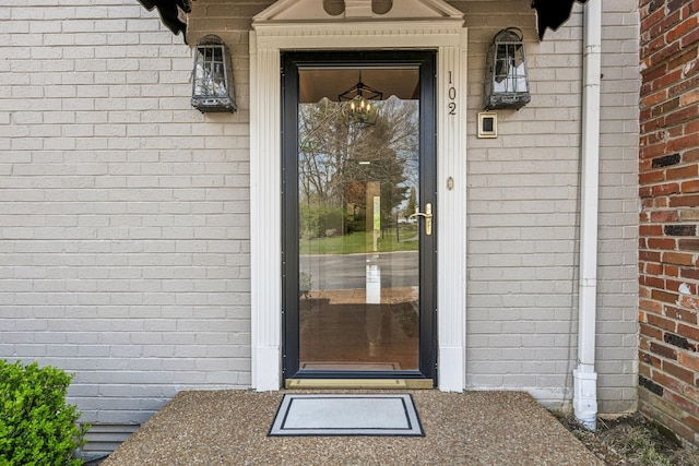 102 Foxborough Sq W, Brentwood, TN 37027 - view of exterior entry with brick siding