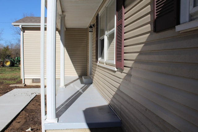 view of side of property