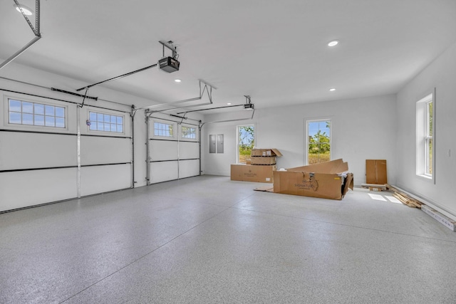 184 Emma Ln, Hohenwald, TN 38462 - garage featuring recessed lighting and a garage door opener