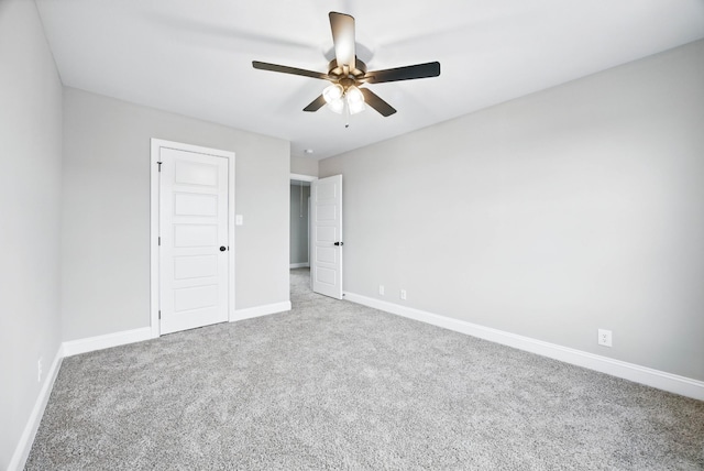 151 Cardinal Crk, Clarksville, TN 37040 - unfurnished bedroom with carpet, baseboards, and ceiling fan