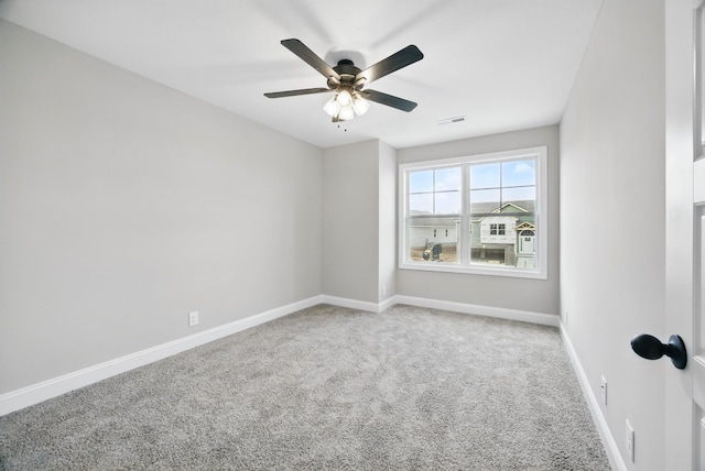 151 Cardinal Crk, Clarksville, TN 37040 - carpeted spare room featuring baseboards and ceiling fan