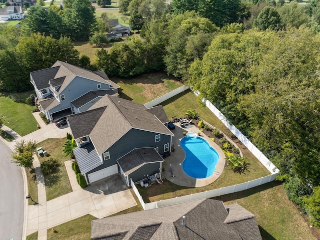 drone / aerial view