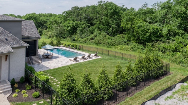 6337 Percheron Ln, Arrington, TN 37014 - view of pool featuring a patio area and a view of trees