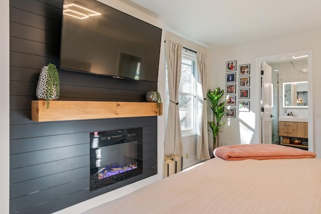 bedroom with a sink