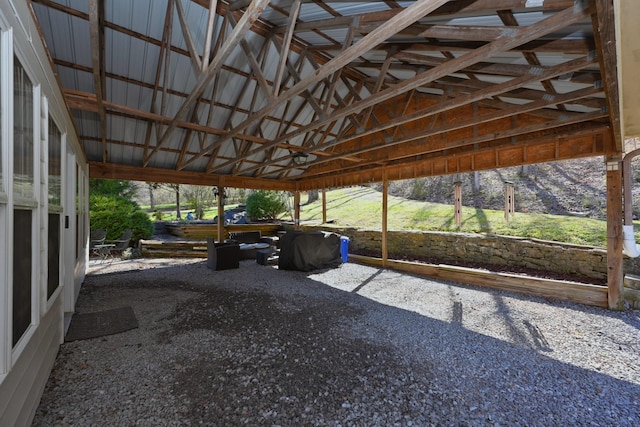 view of car parking