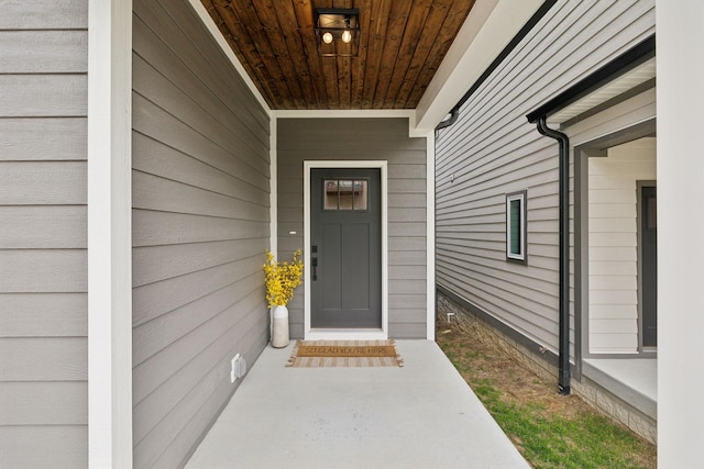 view of entrance to property