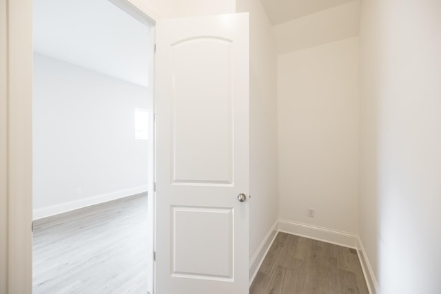 158 Oasis Dr, La Vergne, TN 37086 - hall featuring baseboards and wood finished floors