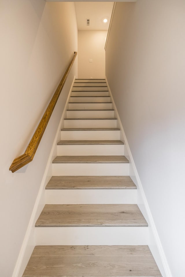 158 Oasis Dr, La Vergne, TN 37086 - stairway with recessed lighting