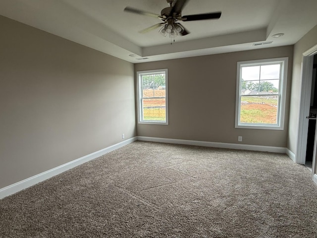 180 Cardinal Crk, Clarksville, TN 37040 - empty room featuring carpet, baseboards, and a ceiling fan