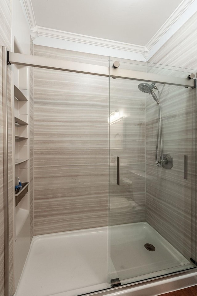 903 Churchill Xing, Madison, TN 37115 - full bathroom with a stall shower and crown molding