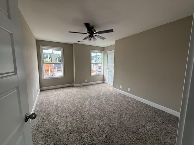 205 Cardinal Crk, Clarksville, TN 37040 - carpeted empty room featuring ceiling fan and baseboards