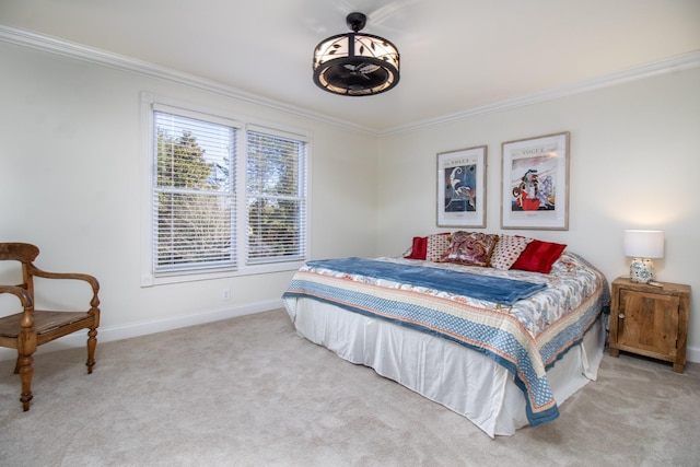 5217 Apple Mill Ct, Brentwood, TN 37027 - bedroom with ornamental molding, carpet, and baseboards