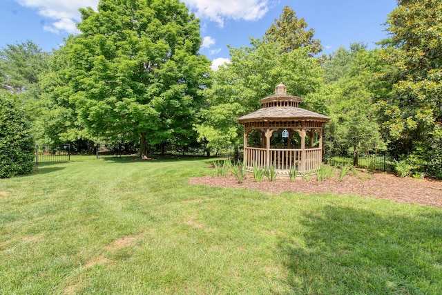 5217 Apple Mill Ct, Brentwood, TN 37027 - view of yard with a gazebo