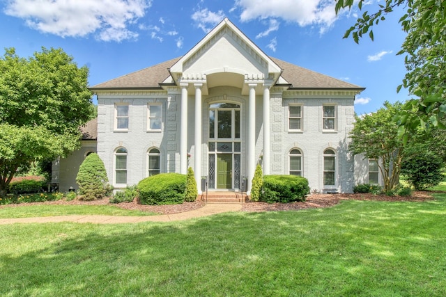 5217 Apple Mill Ct, Brentwood, TN 37027 - neoclassical / greek revival house featuring brick siding and a front lawn