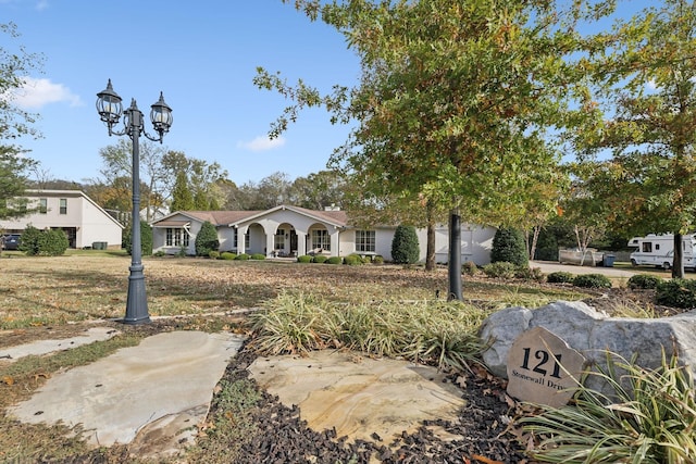 view of front of home