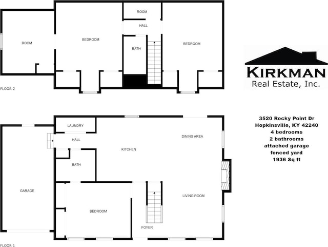 3520 Rocky Point Dr, Hopkinsville, KY 42240 - home floor plan