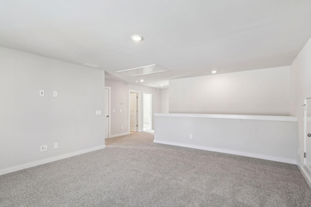 708 Brody Ct, Antioch, TN 37013 - spare room with attic access, light carpet, and recessed lighting