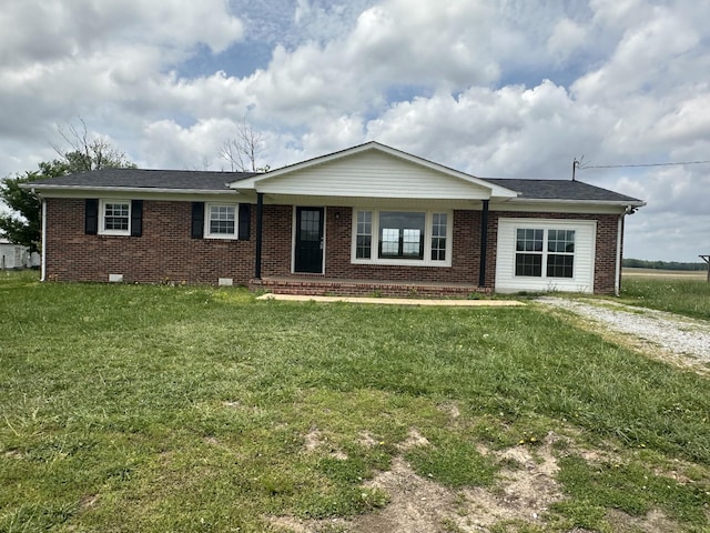 59 Overnack Rd, Lawrenceburg, TN 38464 - single story home featuring brick siding and a front yard