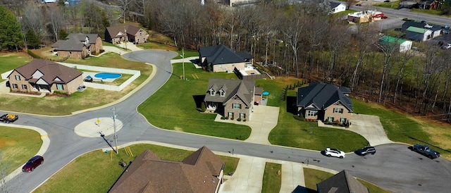 5020 E Mayflower Ct, Greenbrier, TN 37073 - bird's eye view featuring a residential view