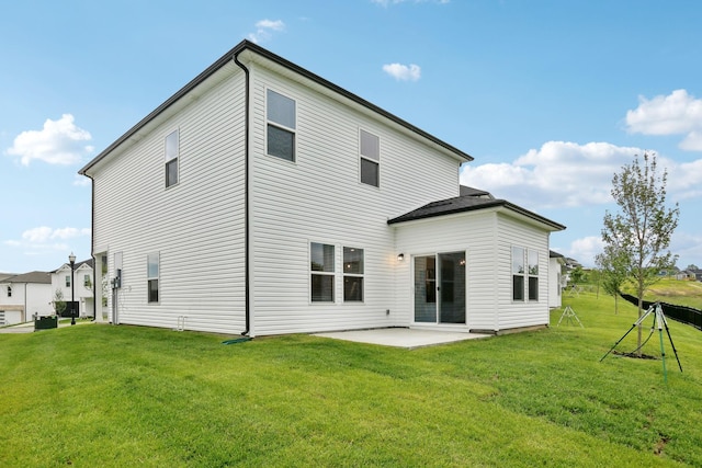 4228 Skyridge Dr, Nashville, TN 37207 - rear view of house featuring a patio and a yard