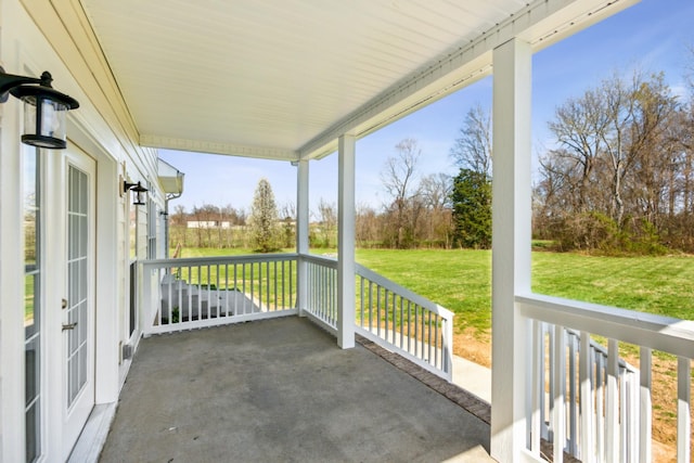 3725 Glen Raven Rd, Cedar Hill, TN 37032 - view of patio / terrace with a porch